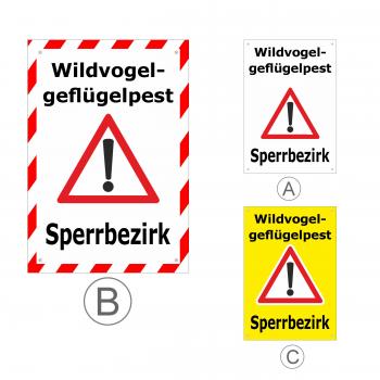 Banner Wildvogel-Geflügelpest - Sperrbezirk