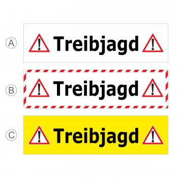 Banner Treibjagd