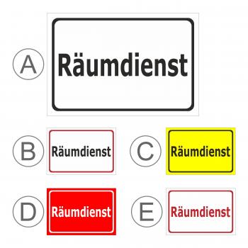 Räum-dienst