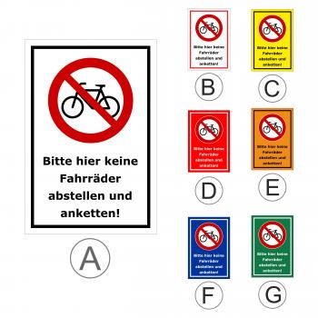 Fahrräder abstellen