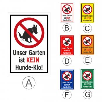 - Garten - kein Hunde-klo