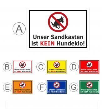 Sandkasten - Kein Hundeklo