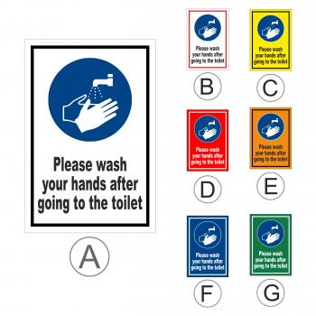 Wash hands - toilet