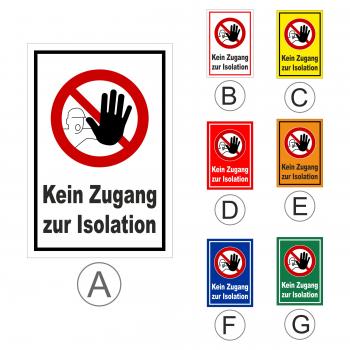 Kein Zugang Isolation