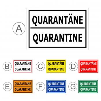 Quarantäne Quarantine