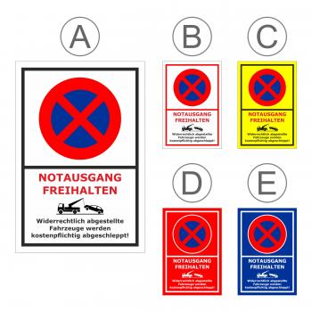 Notausgang freihalten