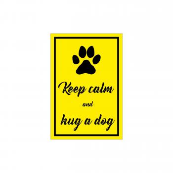 Spassschild - Keep Calm hug