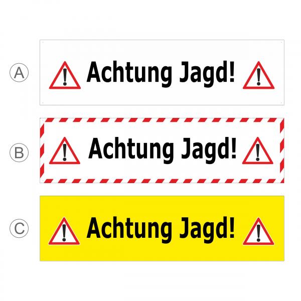 Banner Achtung Jagd