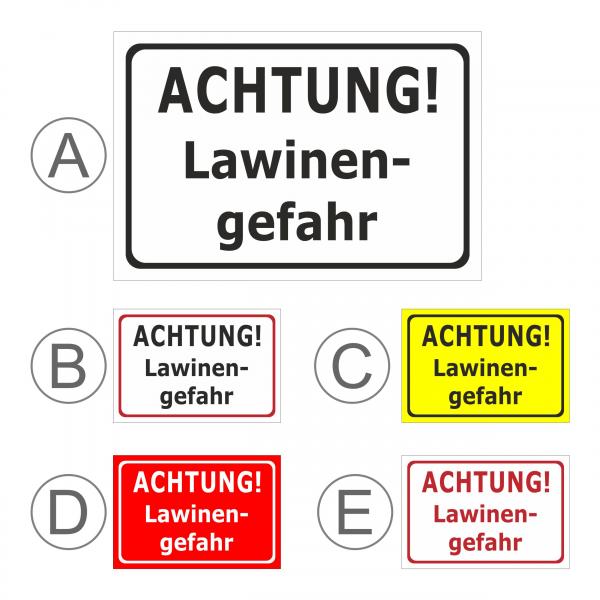 Lawinen-gefahr