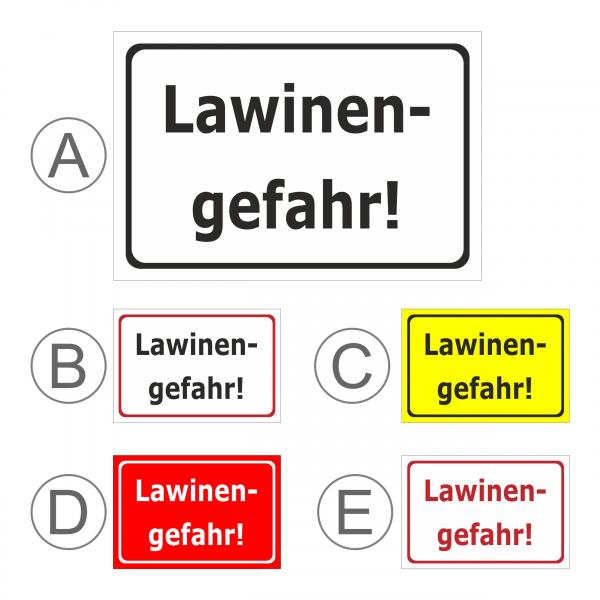 Lawinen-gefahr