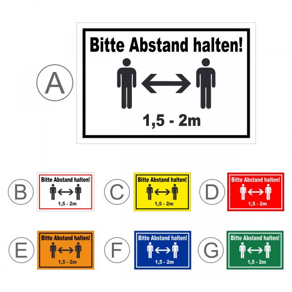 Bitte Abstand halten