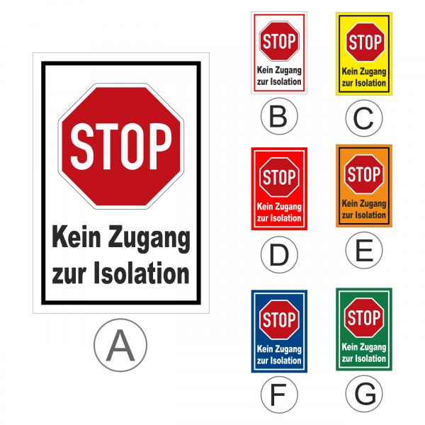 Kein Zugang Isolation
