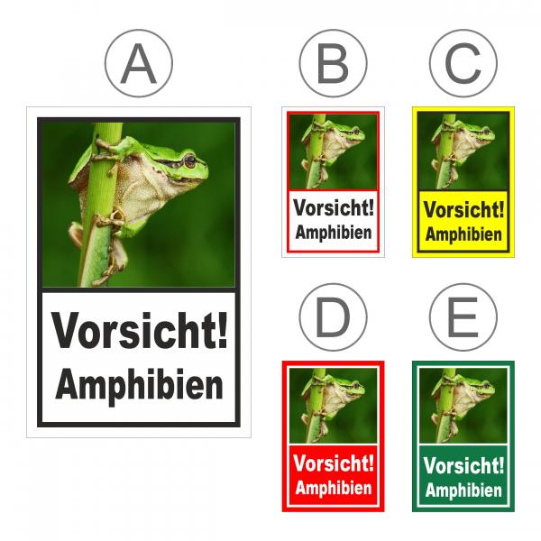 Vorsicht Amphibien
