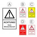 Kein Winterdienst