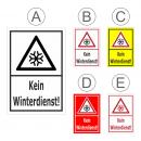 Kein Winterdienst