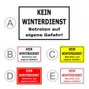 Kein Winterdienst