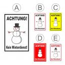 Kein Winterdienst