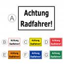 Achtung Radfahrer