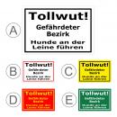 Tollwut - Gefährdeter Bezirk