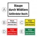 Staupe durch Wildtiere