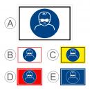 Gebots-zeichen - Klein-kinder Augen-abschirmung - entspr. DIN ISO 7010 / ASR A1.3 – S00361-049-E +++ in 20 Varianten